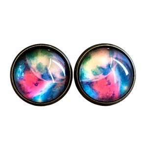 3 for 15🎀 Galaxy bronze tone earrings